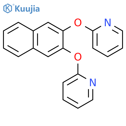 Pyridine, 2,2'-[2,3-naphthalenediylbis(oxy)]bis- structure