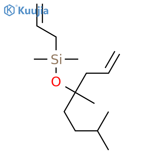 SILANE, [[1,4-DIMETHYL-1-(2-PROPENYL)PENTYL]OXY]DIMETHYL-2-PROPENYL- structure