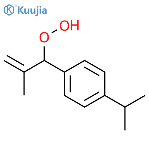 Hydroperoxide, 2-methyl-1-[4-(1-methylethyl)phenyl]-2-propenyl structure