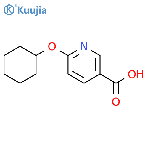 6-(Cyclohexyloxy)nicotinic acid structure