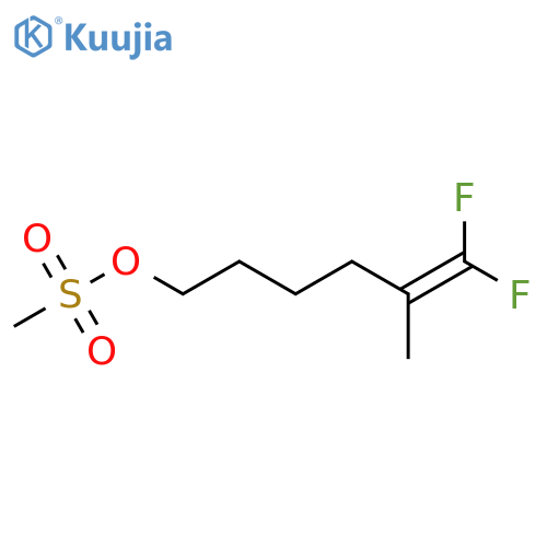 5-Hexen-1-ol, 6,6-difluoro-5-methyl-, methanesulfonate structure
