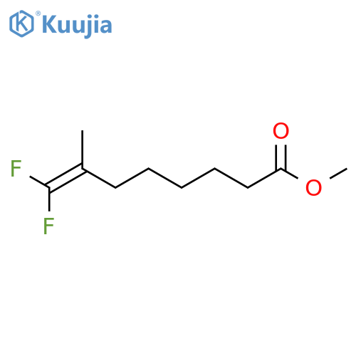 7-Octenoic acid, 8,8-difluoro-7-methyl-, methyl ester structure