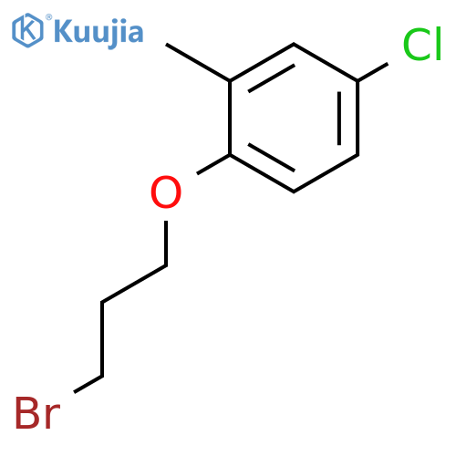 1-(3-Bromopropoxy)-4-chloro-2-methylbenzene structure
