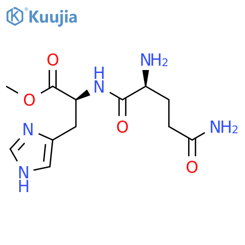L-Histidine, N-L-glutaminyl-, methyl ester structure