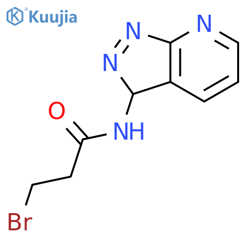 PROPANAMIDE, 3-BROMO-N-3H-PYRAZOLO[3,4-B]PYRIDIN-3-YL- structure