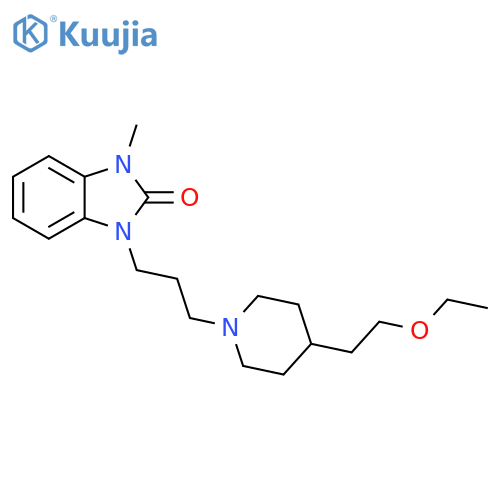 2H-Benzimidazol-2-one,1-[3-[4-(2-ethoxyethyl)-1-piperidinyl]propyl]-1,3-dihydro-3-methyl- structure