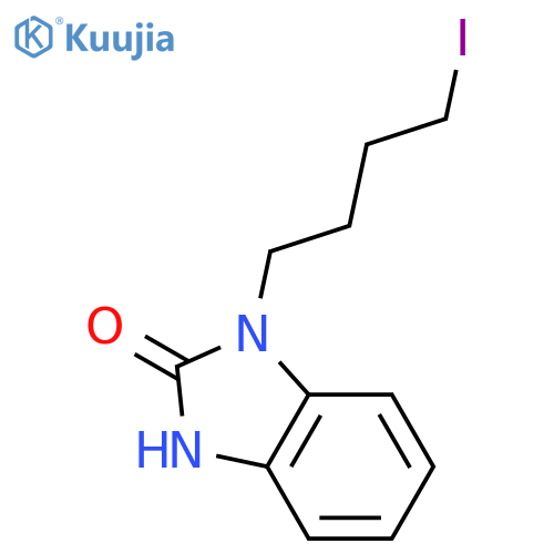 2H-Benzimidazol-2-one, 1,3-dihydro-1-(4-iodobutyl)- structure
