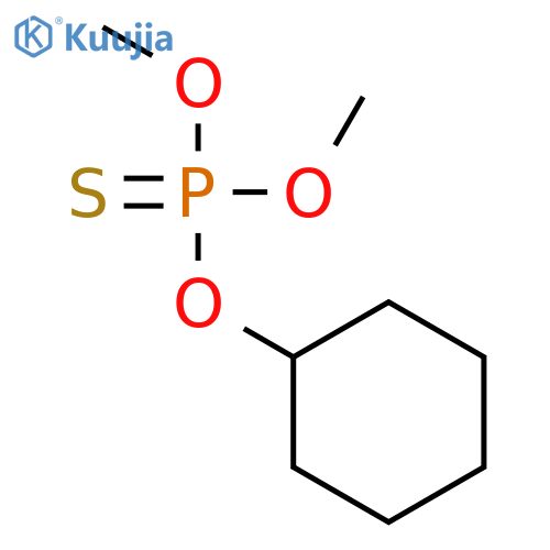 O-cyclohexyl O,O-dimethyl phosphorothioate structure
