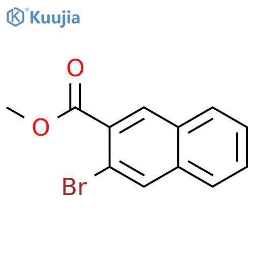 2-NAPHTHALENECARBOXYLIC ACID, 3-BROMO-, METHYL ESTER structure