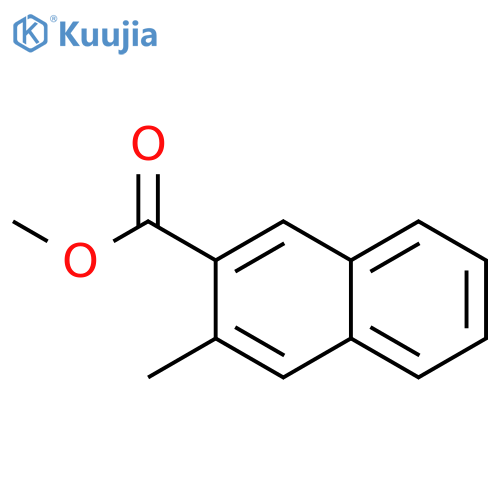 2-NAPHTHALENECARBOXYLIC ACID, 3-METHYL-, METHYL ESTER structure