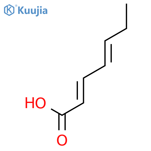 (2E,4Z)-2,4-Heptadienoic acid structure