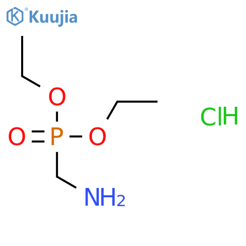 PHOSPHONIC ACID, (AMINOMETHYL)-, DIETHYL ESTER, HYDROCHLORIDE structure
