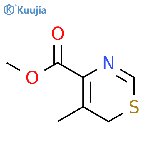 6H-1,3-THIAZINE-4-CARBOXYLIC ACID, 5-METHYL-, METHYL ESTER structure