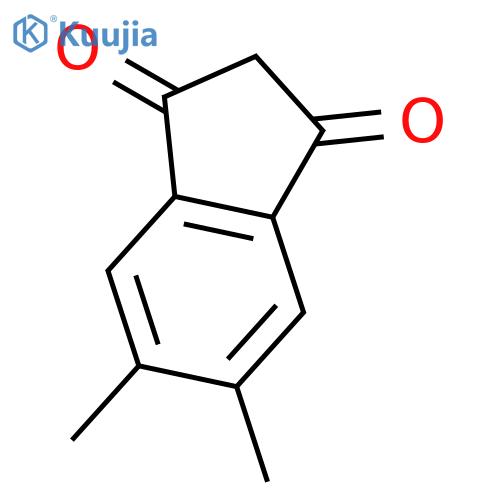 1H-Indene-1,3(2H)-dione, 5,6-dimethyl- structure