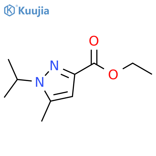 ethyl 5-methyl-1-(propan-2-yl)-1H-pyrazole-3-carboxylate structure