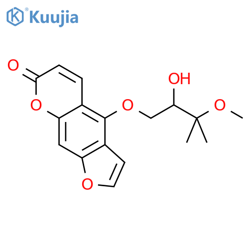 Oxypeucedanin methnolate structure
