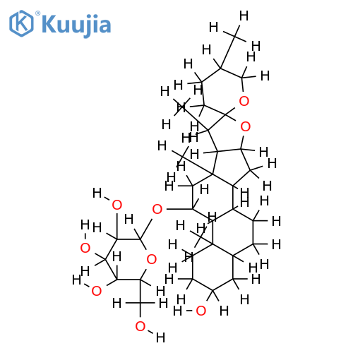 11-O-Beta-D-Galactopyranoside-(3beta,5beta,11alpha,25R)-Spirostane-3,11-diol structure