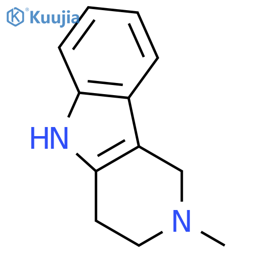 2-Methyl-2,3,4,5-tetrahydro-1H-pyrido4,3-bindole structure