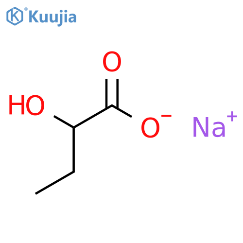 Sodium 2-hydroxybutyrate structure