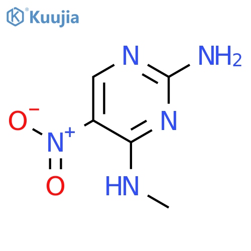 N~4~-methyl-5-nitropyrimidine-2,4-diamine structure