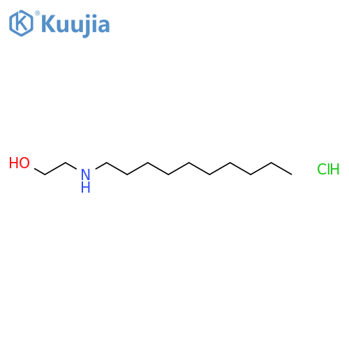 Ethanol, 2-(decylamino)-, hydrochloride structure