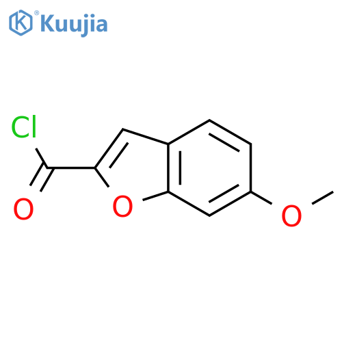 2-Benzofurancarbonyl chloride, 6-methoxy- structure