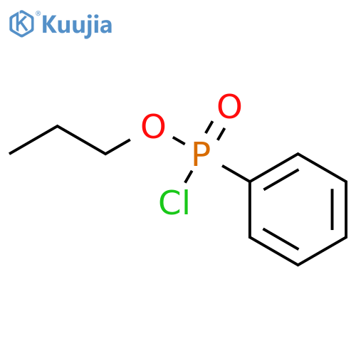 Phosphonochloridic acid, phenyl-, propylester (9CI) structure