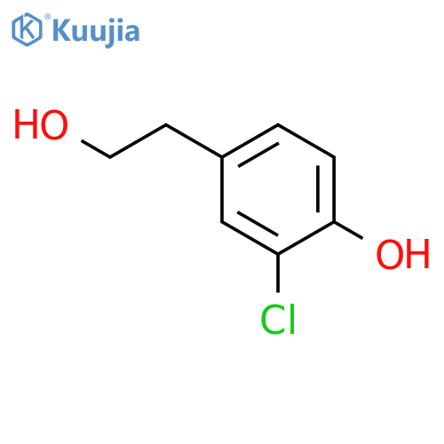 2-chloro-4-(2-hydroxyethyl)phenol structure
