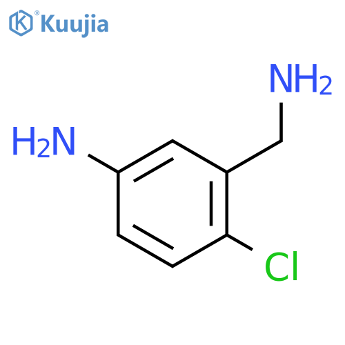 3-(aminomethyl)-4-chloroaniline structure