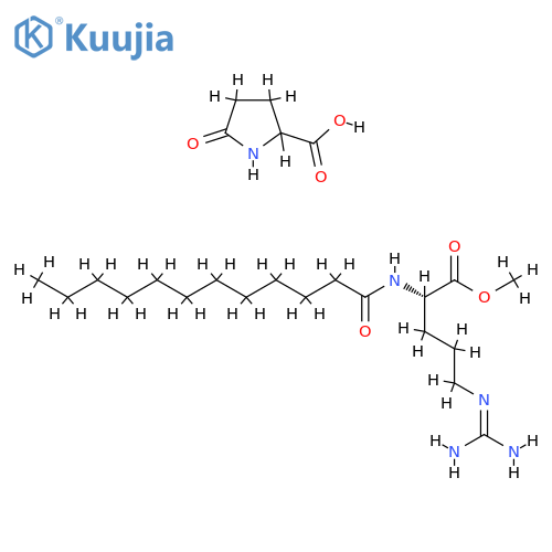 5-oxo-DL-proline, compound with methyl N2-lauroyl-L-argininate (1:1) structure