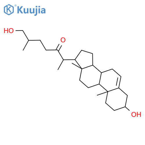 (3beta)-3,26-dihydroxycholest-5-en-22-one structure