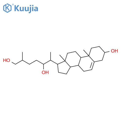 (3beta,22S,25S)-cholest-5-ene-3,22,26-triol structure