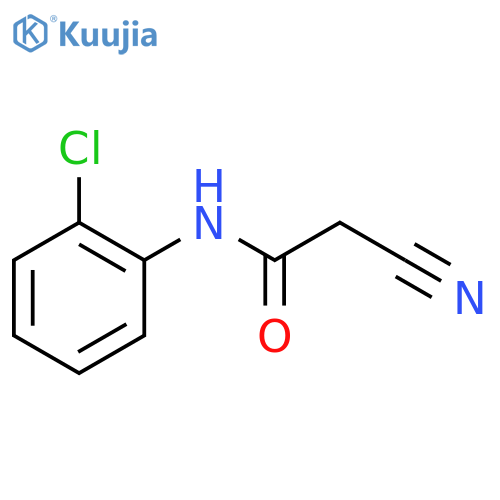 N-(2-chlorophenyl)-2-cyanoacetamide structure