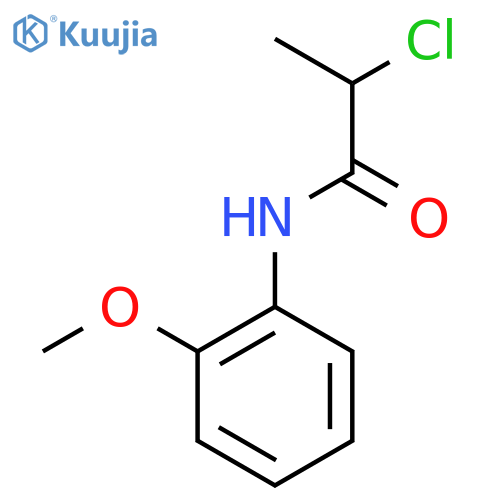 2-Chloro-N-(2-methoxyphenyl)propanamide structure