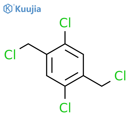 Benzene, 1,4-dichloro-2,5-bis(chloromethyl)- structure