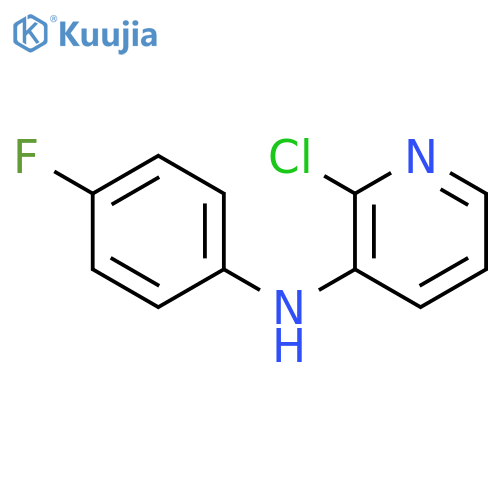 3-Pyridinamine, 2-chloro-N-(4-fluorophenyl)- structure