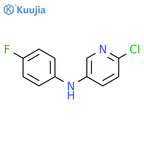 3-Pyridinamine, 6-chloro-N-(4-fluorophenyl)- structure