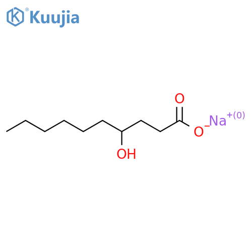 Sodium 4-hydroxydecanoate structure