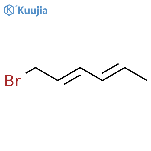 2,4-Hexadiene, 1-bromo-, (E,E)- structure