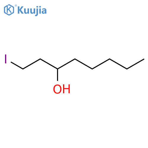 3-Octanol, 1-iodo- structure