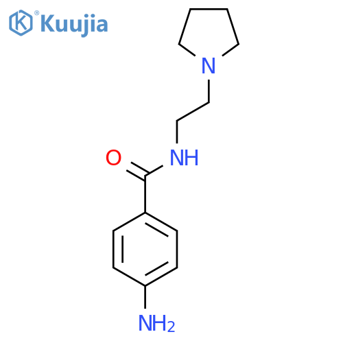 4-Amino-N-2-(pyrrolidin-1-yl)ethylbenzamide structure