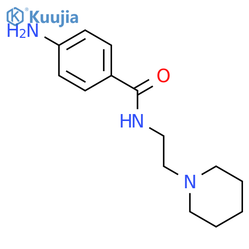 4-Amino-N-(2-(piperidin-1-yl)ethyl)benzamide structure