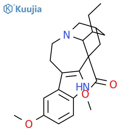 (-)-Voacangine structure