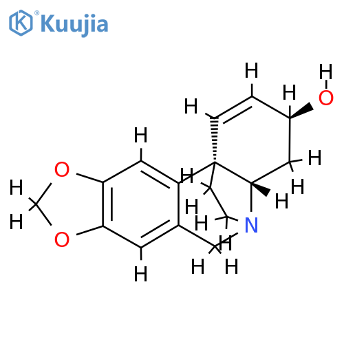 (3beta,13beta,19alpha)-1,2-didehydrocrinan-3-ol structure