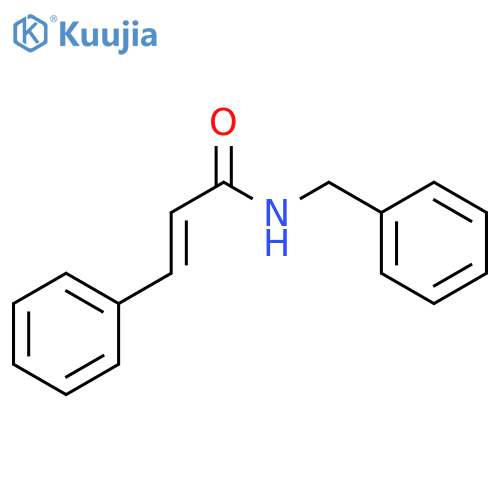 N-benzyl-3-phenylprop-2-enamide structure
