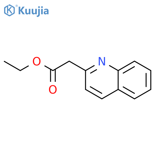 Ethyl 2-(quinolin-2-yl)acetate structure