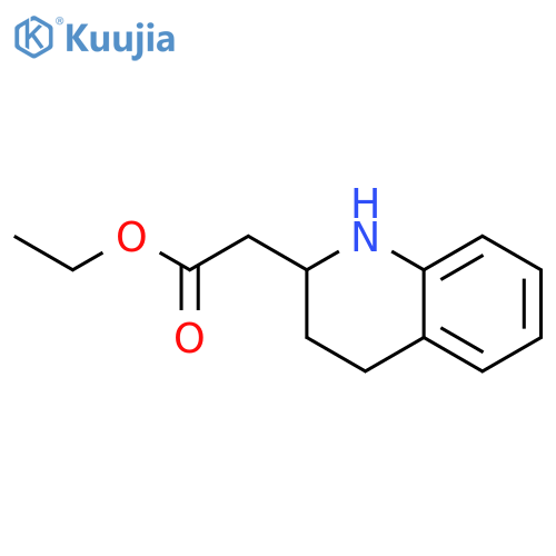 ethyl 2-(1,2,3,4-tetrahydroquinolin-2-yl)acetate structure