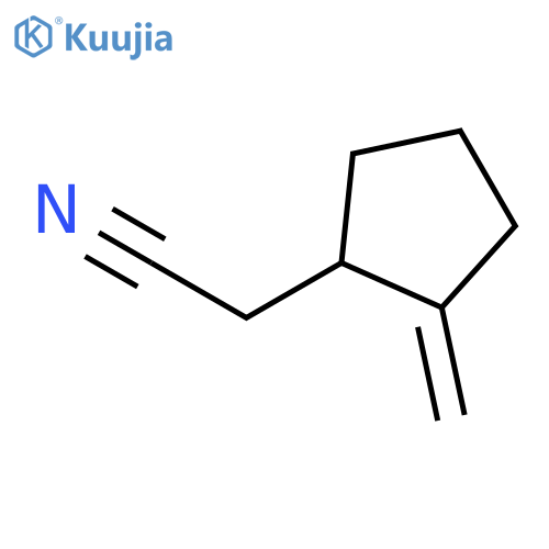 Cyclopentaneacetonitrile, 2-methylene- structure