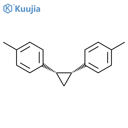 Benzene, 1,1'-(1,2-cyclopropanediyl)bis[4-methyl-, cis- structure