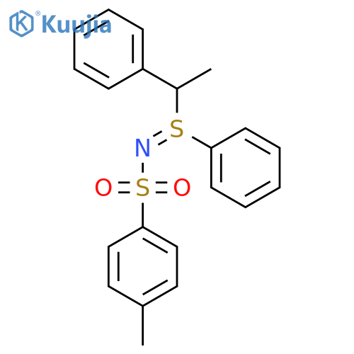Sulfilimine, N-[(4-methylphenyl)sulfonyl]-S-phenyl-S-(1-phenylethyl)- structure